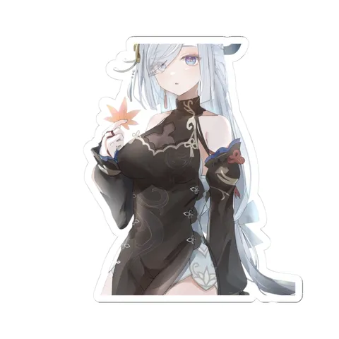 Shenhe Black Dress — Kiss-Cut sticker