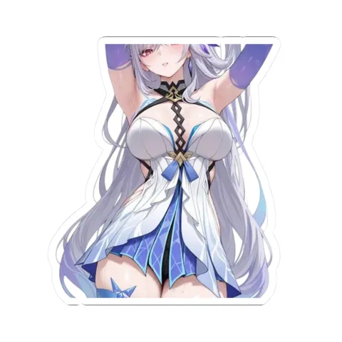 Skirk Fixing Hair — Kiss-Cut sticker
