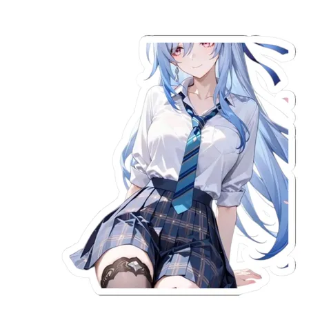 Skirk School Outfit — Kiss-Cut sticker