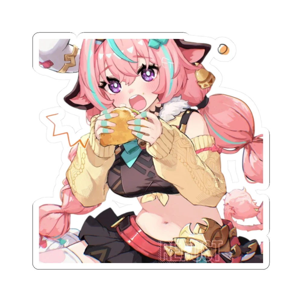 Varesa Eating Burger