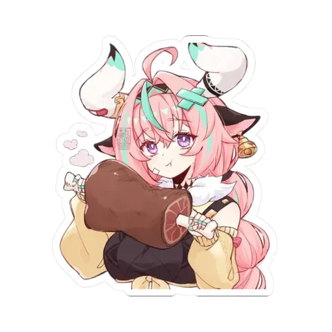 Varesa Eating Ham — Sticker sticker