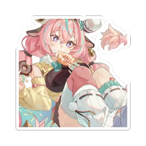 Varesa Eating Donut — Sticker sticker