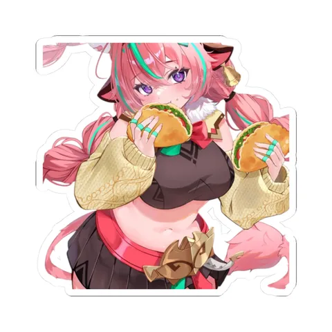 Varesa Eating Taco — Sticker sticker