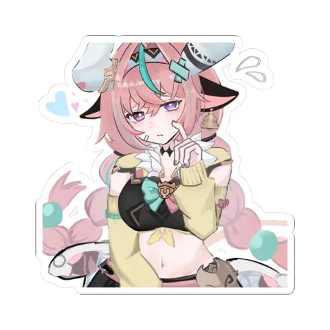 Varesa Scratching Cheek — Kiss-Cut sticker