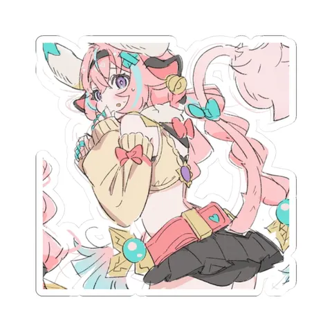 Varesa Secretly Eating — Kiss-Cut sticker