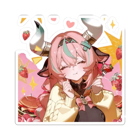 Varesa Thinking Of Food — Kiss-Cut sticker