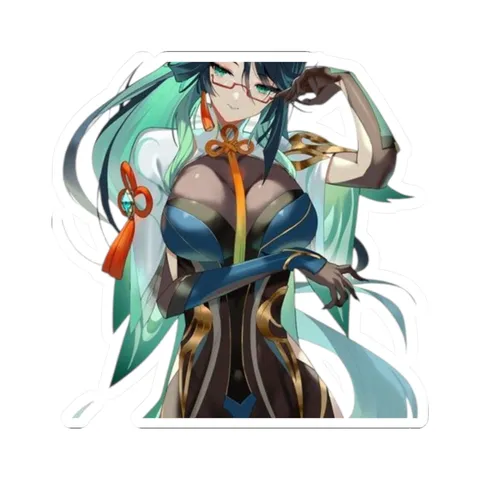 Xianyun Glasses Outfit — Kiss-Cut sticker