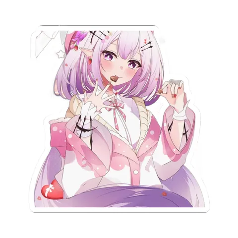 Castorice Eating Chocolates — Sticker sticker