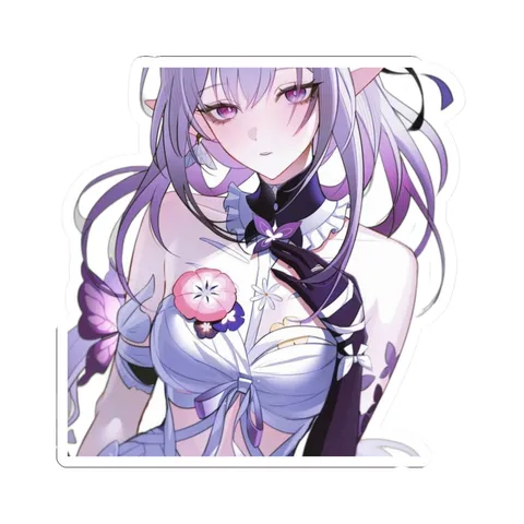 Castorice Floral Headpiece — Sticker sticker