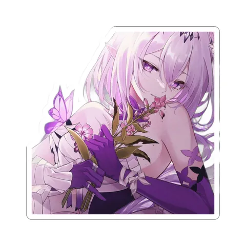 Castorice Holding Bouquet — Sticker sticker