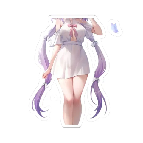 Castorice Summer Dress — Kiss-Cut sticker