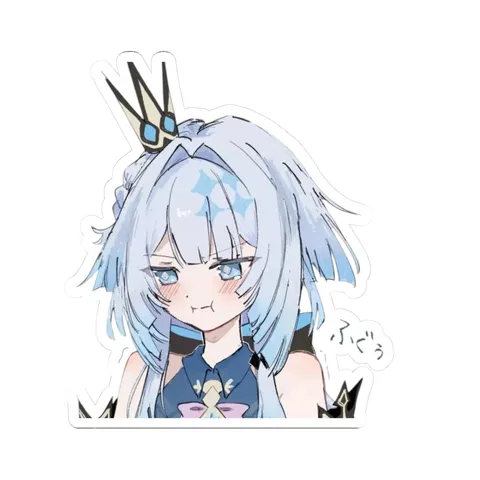 Cerydra Cute Pouting — Sticker sticker