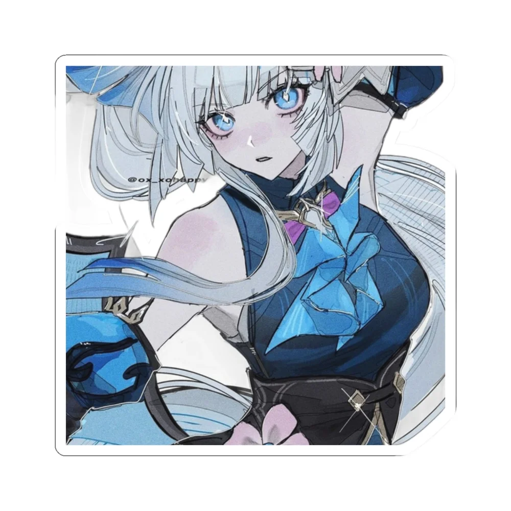 Cerydra White Hair Blue Eyes