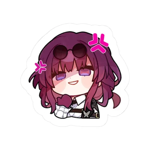 Chibi Angy Kafka — Kiss-Cut sticker