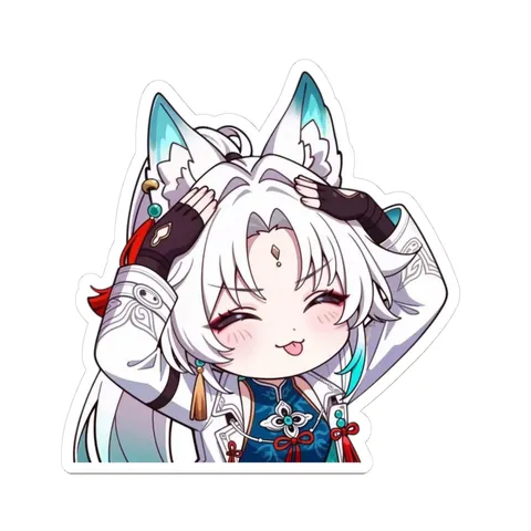 Chibi Feixiao Blehh — Kiss-Cut sticker