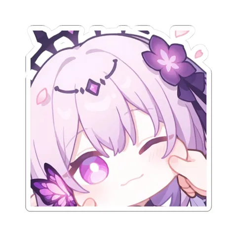 Chibi Pinching Castorice Cheeks — Kiss-Cut sticker