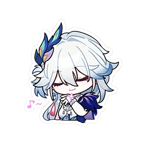 Chibi Yao Guang Music — Sticker sticker