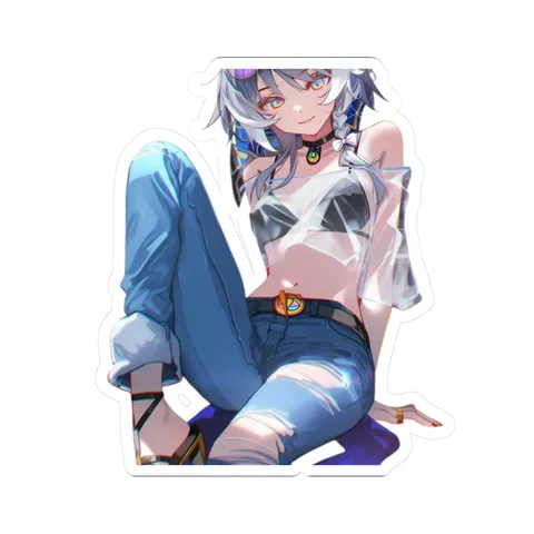 Cipher Beach Outfit — Sticker sticker