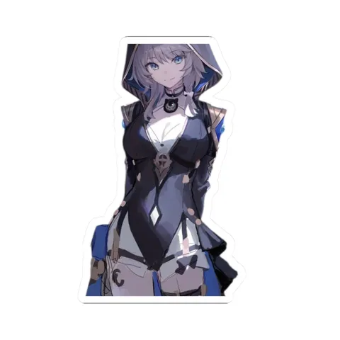 Cipher Cat Ear Hood — Sticker sticker