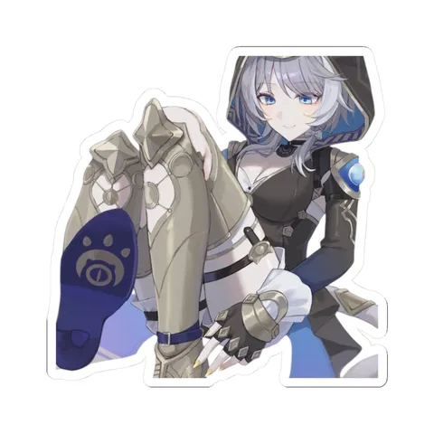 Cipher Cat Ear Hood — Sticker sticker