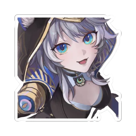 Cipher Cat Hood — Sticker sticker