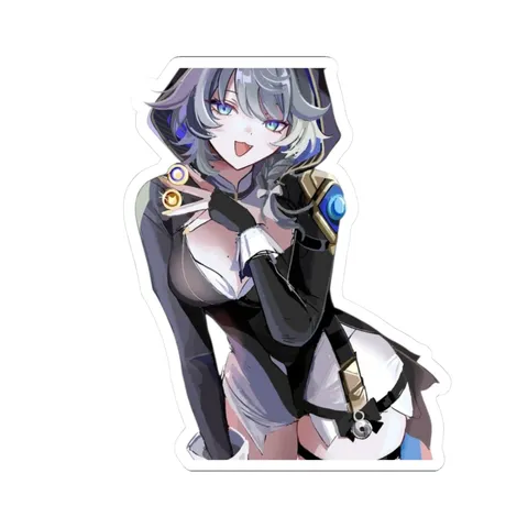 Cipher Cat Hooded Outfit — Sticker sticker