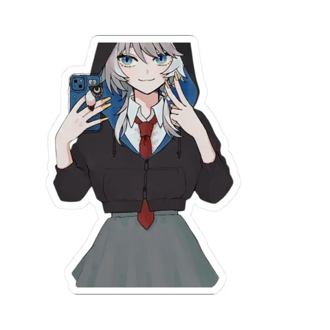 Cipher Selfie — Kiss-Cut sticker