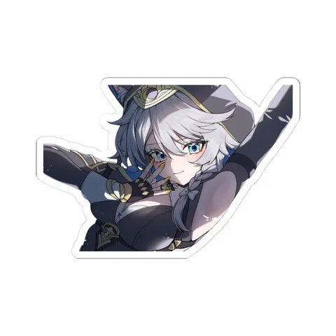 Cipher Smug Expression — Kiss-Cut sticker