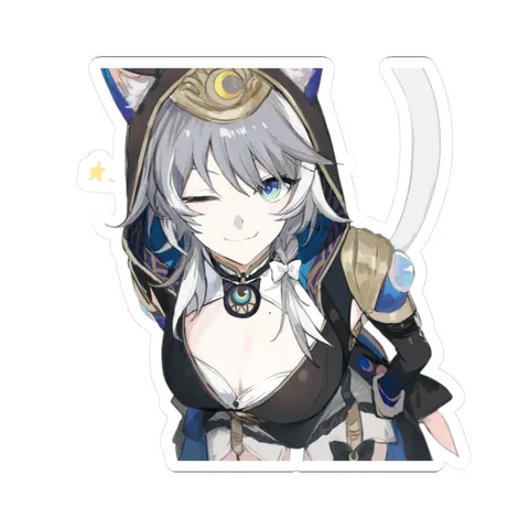 Cipher Wink! — Kiss-Cut sticker