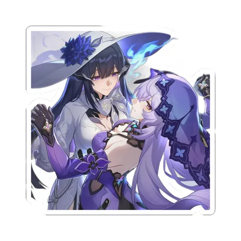 Constance and Black Swan Close Interaction — Kiss-Cut sticker