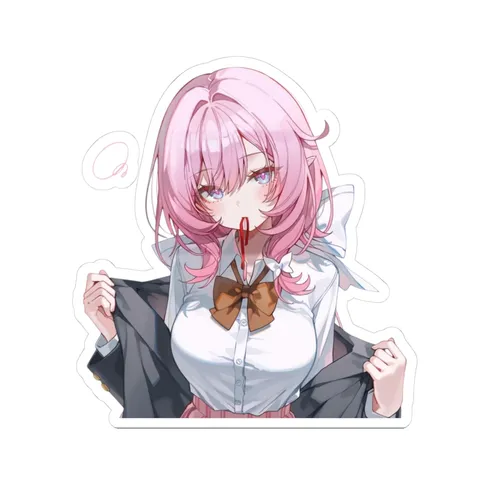 Cyrene Hair Tie — Kiss-Cut sticker