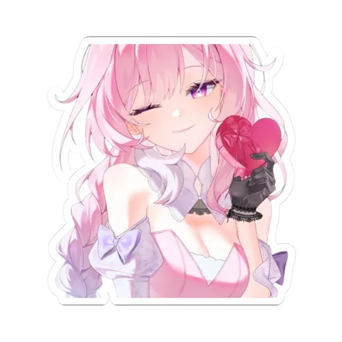 Cyrene Heart Wink — Kiss-Cut sticker