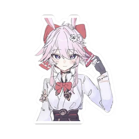 Evanescia Bunny Ears Outfit — Sticker sticker