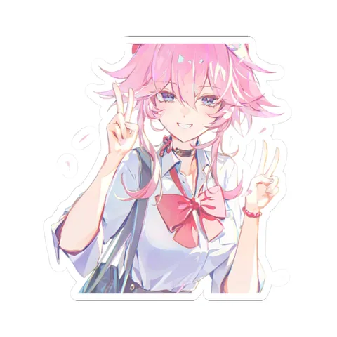 Evanescia Peace Sign — Sticker sticker