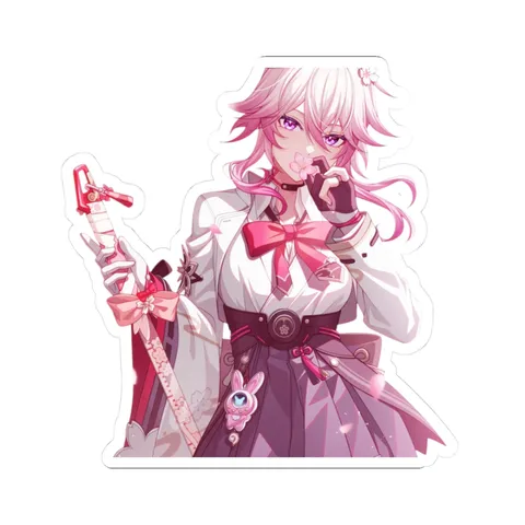 Evanescia Pink Flower — Sticker sticker
