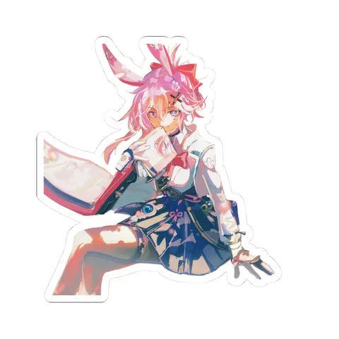 Evanescia Reading Book — Kiss-Cut sticker