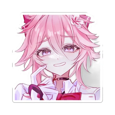 Evanescia Purple Bow — Kiss-Cut sticker