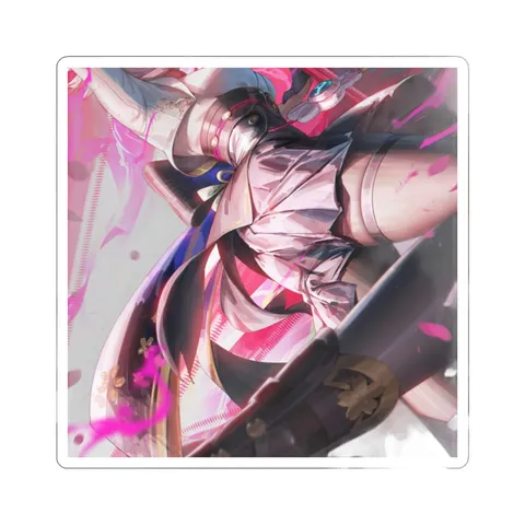 Evanescia Sword Wielding — Kiss-Cut sticker