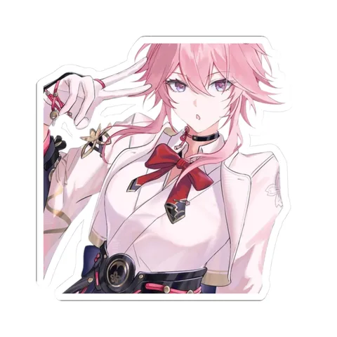 Evanescia Taking Picture — Kiss-Cut sticker