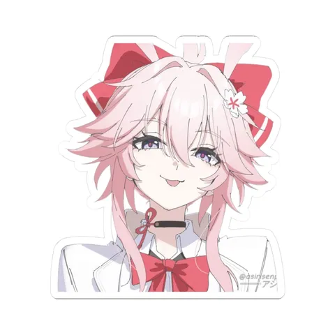 Evanescia Tongue Out — Kiss-Cut sticker