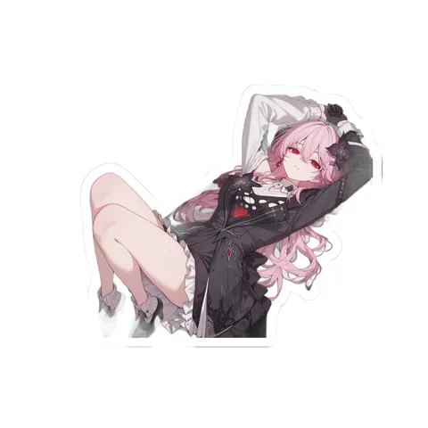 Evernight Black Dress — Sticker sticker