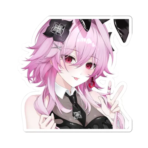 Evernight Bunny Ears — Sticker sticker