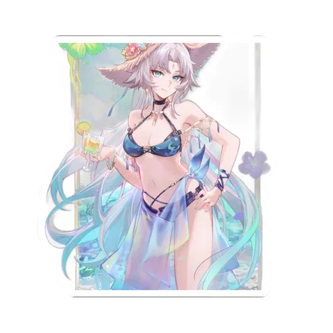 Feixiao Beach Swimsuit — Kiss-Cut sticker