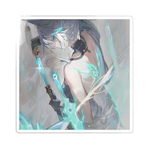 Feixiao Fox Warrior — Kiss-Cut sticker