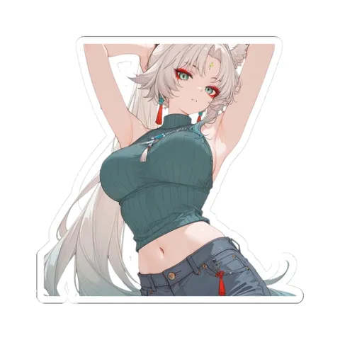 Feixiao Ponytail — Kiss-Cut sticker