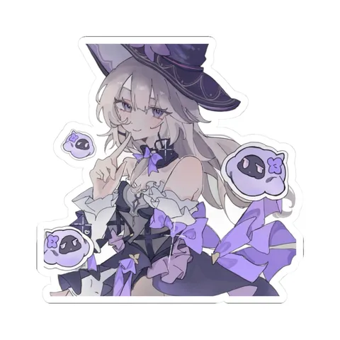 Herta Purple Witch Outfit — Kiss-Cut sticker