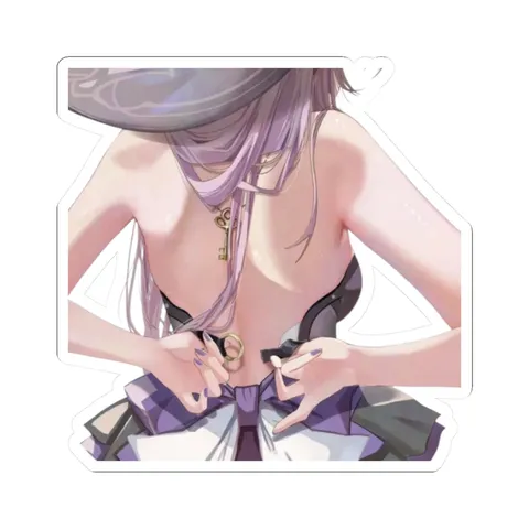 Herta Wearing Clothes — Kiss-Cut sticker