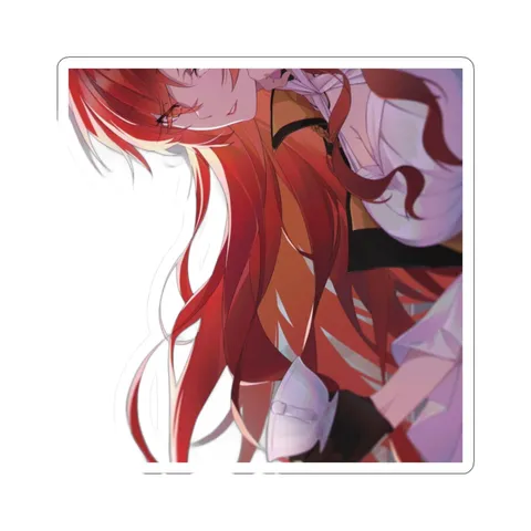 Himeko Red Hair — Kiss-Cut sticker