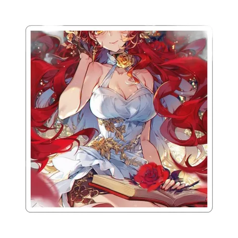 Himeko White Dress — Kiss-Cut sticker