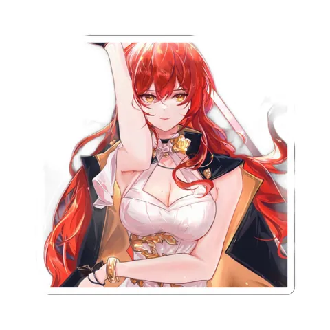 Himeko White Dress Jacket — Kiss-Cut sticker